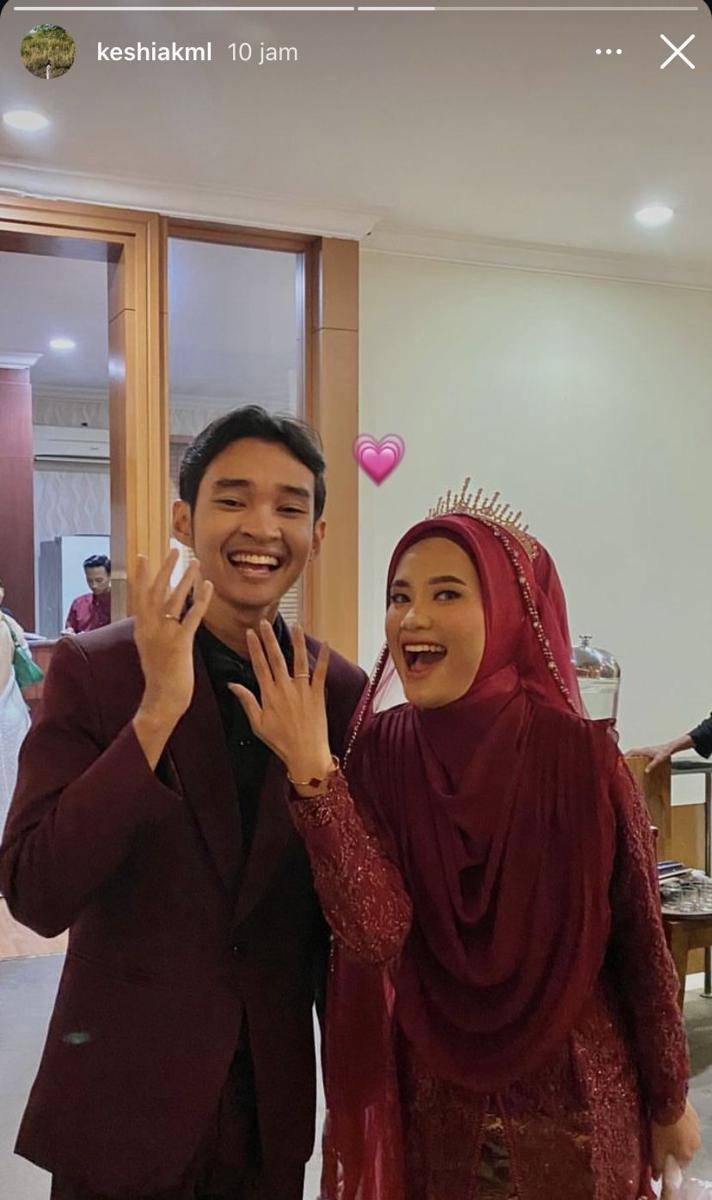 potret pernikahan Raza eks Super7 dan Arum Novia (Instagram.com/keshiakml)