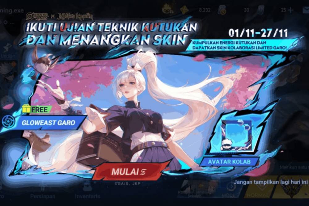 event Skin Jujutsu Kaisen Gratis di Honor of Kings (dok. TiMi Studio Group/Honor of Kings)