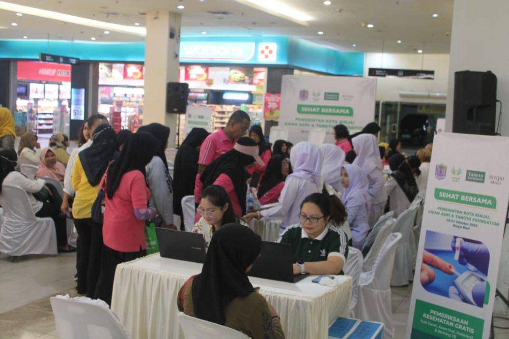 Asian Agri, Tanoto Foundation, dan Pemko Binjai Gelar Acara Sehat Bersama di Binjai Supermall (Dok. IDN Times)