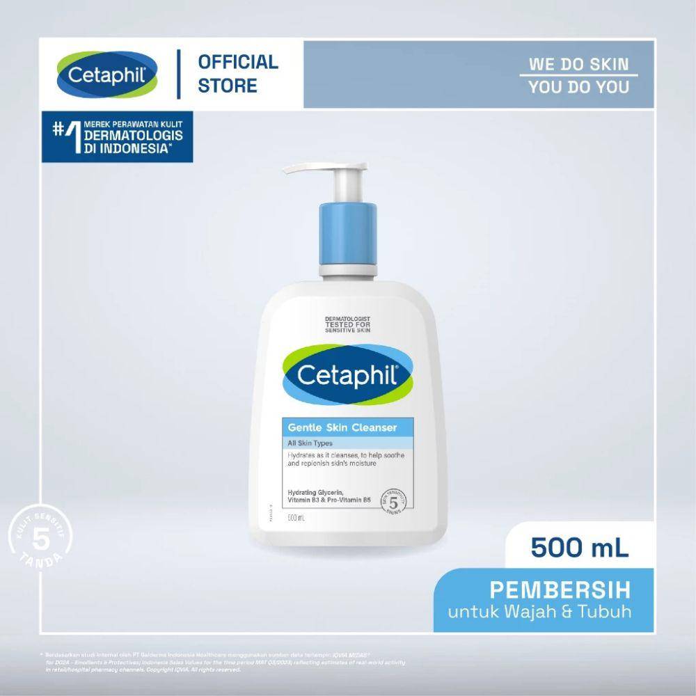 Cetaphil Gentle Skin Cleanser (shopee.co.id/Cetaphil Indonesia)