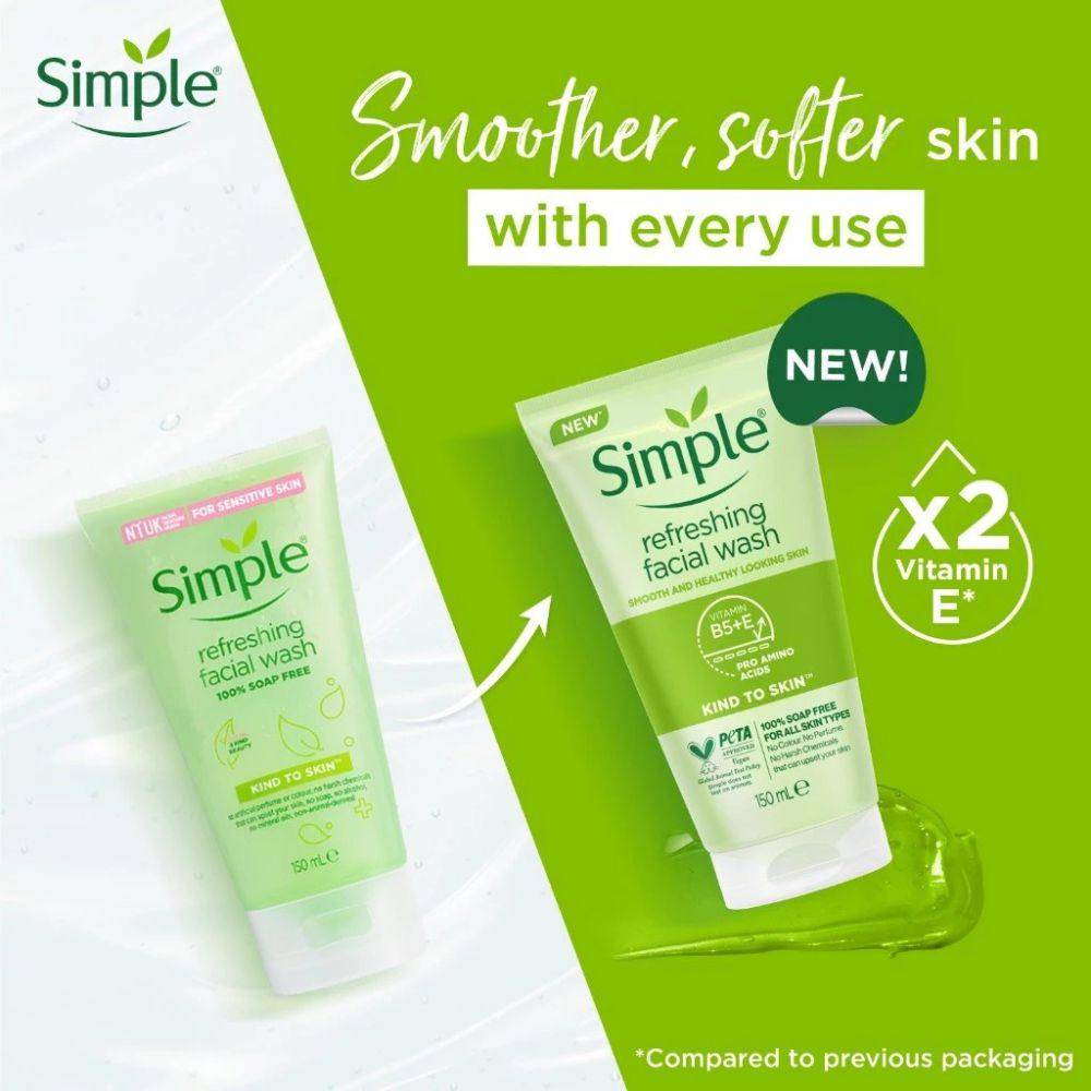 Simple Refreshing Facial Wash (shopee.co.id/Unilever Indonesia Official Shop)
