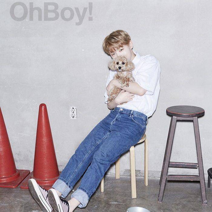 Yoon Jisung dan hewan peliharaanya (dok. Oh Boy!)