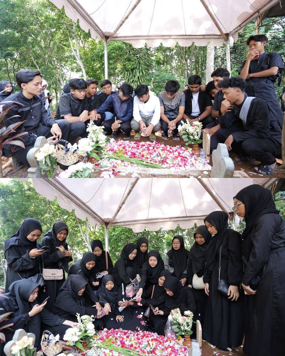 potret pemakaman putra Uwok Matta Band (instagram.com/matta.band)