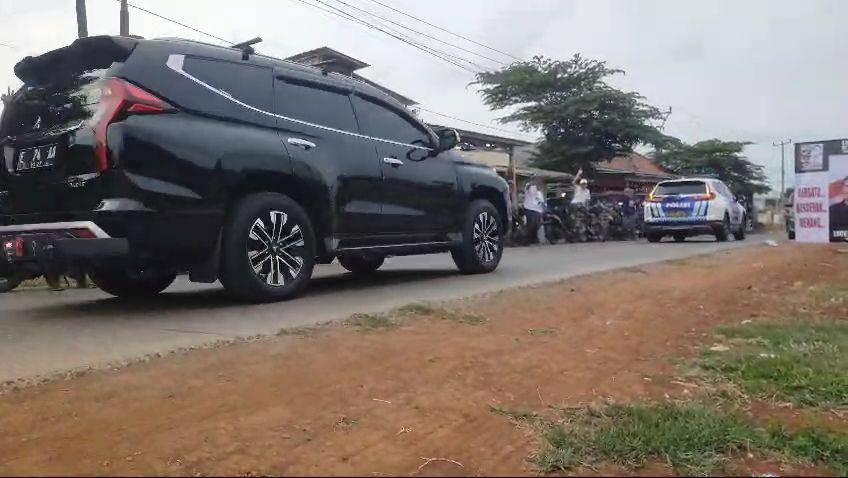 Istimewa/ tangkapan layar mobil yang ditumpangi Nina