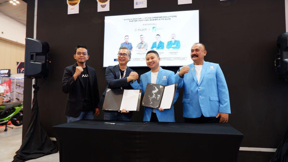 Kolaborasi Alva dan ecoCare, Hadirkan 90 Unit Motor Listrik Bertahap