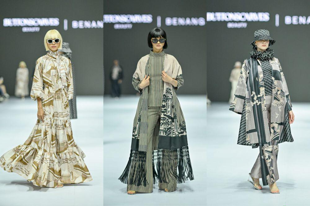 9 Koleksi Modest dari Benang Jarum di JFW 2025, Full Pattern!