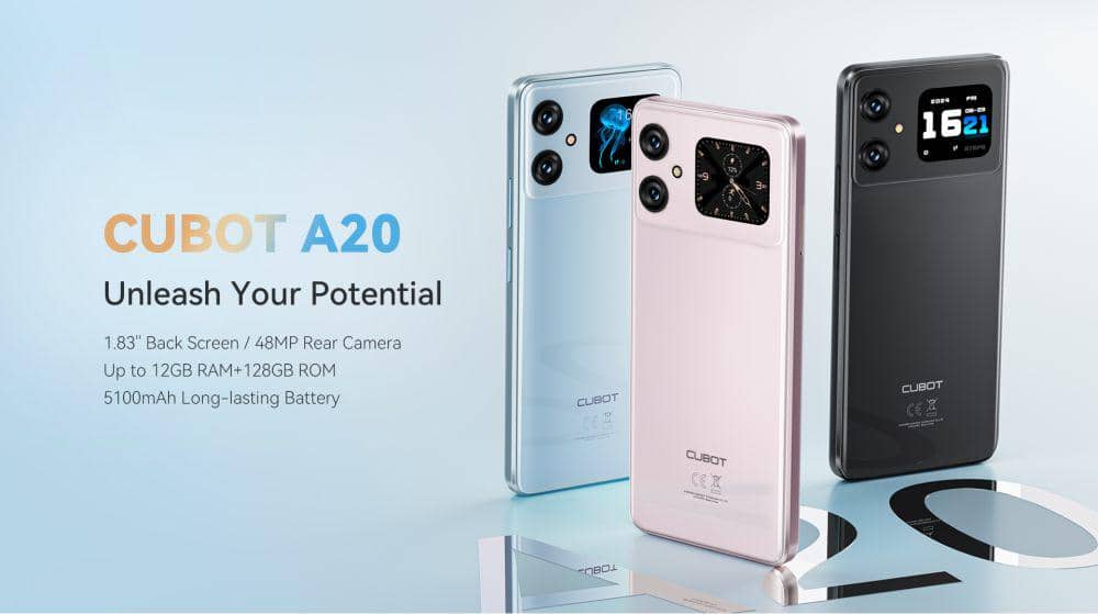 Spesifikasi dan Fitur Lengkap Cubot A20 4G, Punya Dua Layar!