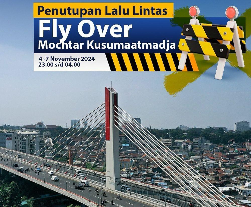 Jembatan Pasupati akan Ditutup Empat Hari ke Depan untuk Perbaikan