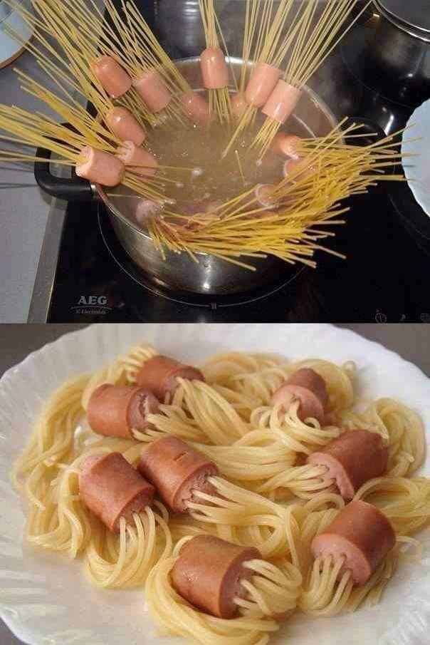 momen lucu saat masak spageti (reddit.com/onesole)