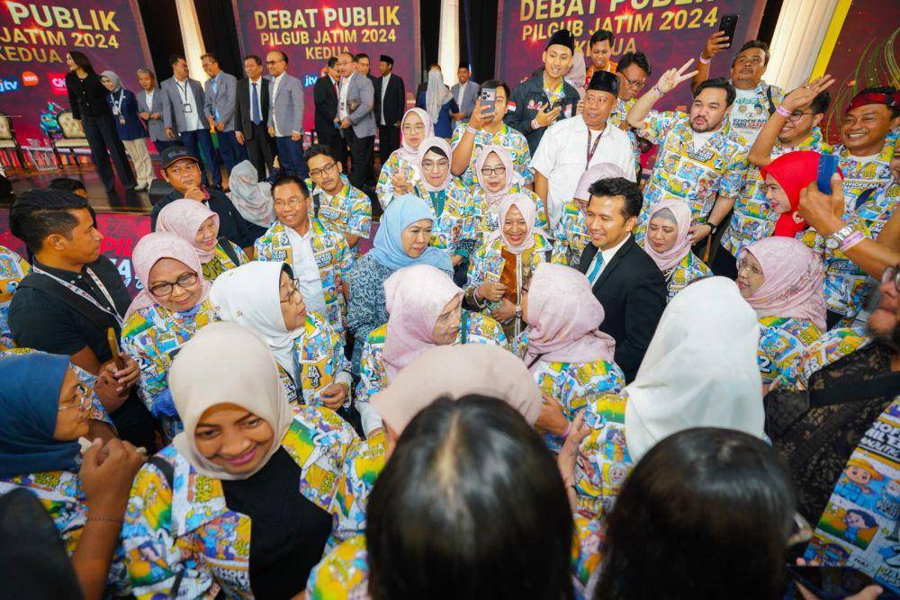 Pakar Unair nilai Khofifah-Emil tampil istimewa pada Debat Kedua Pilgub Jatim. (Dok. Tim Cagub Jatim 02)