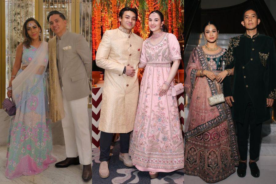 7 Penampilan Publik Figur Hadiri Pesta Diwali The Harjani Family