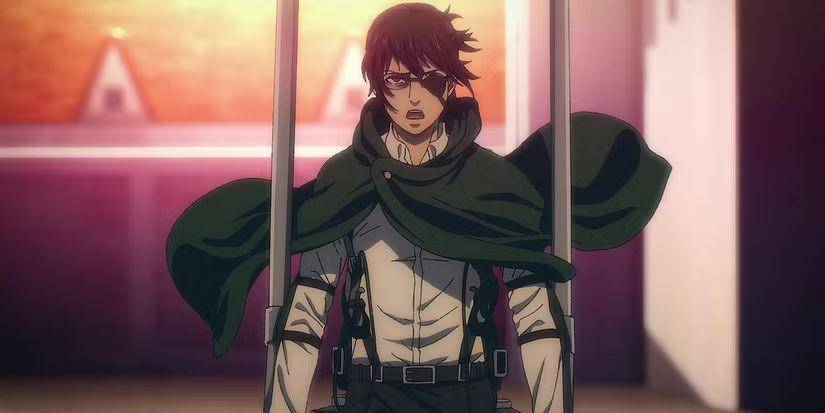 Hange Zoe karakter Attack On Titan (dok. MAPPA/Attack On Titan)