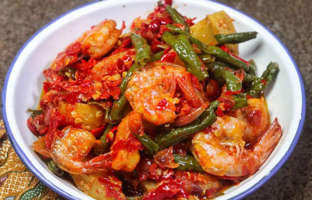 Resep Balado Udang Kentang Kacang Panjang yang Sedap Mantap