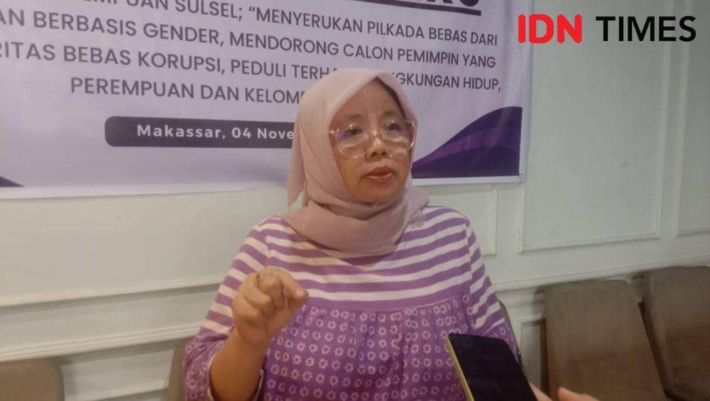 Ketua Yayasan Swadaya Mitra Bangsa (Yasmib) Sulawesi, Rosniaty Azis, Senin (4/11/2024). IDN Times/Ashrawi Muin