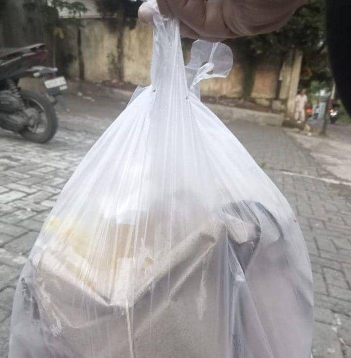 sarapan yang hendak diantarkan ke rumah pelanggan (dok.Godams)