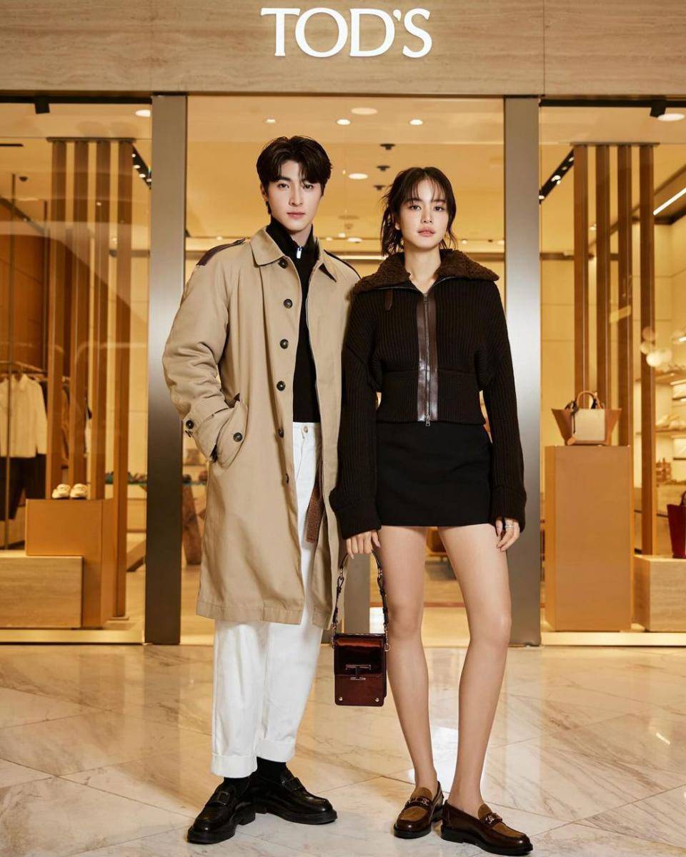 OOTD pakai long coat ala Blue Pongtiwat (instagram.com/blue_pongtiwat)