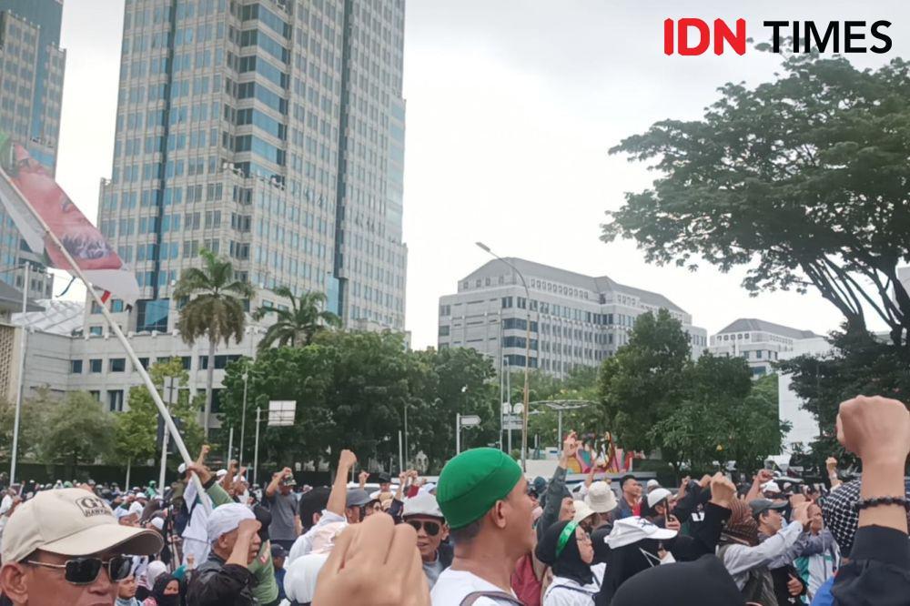 Jelang Magrib, Massa Aksi Demo 411 Bubarkan Diri