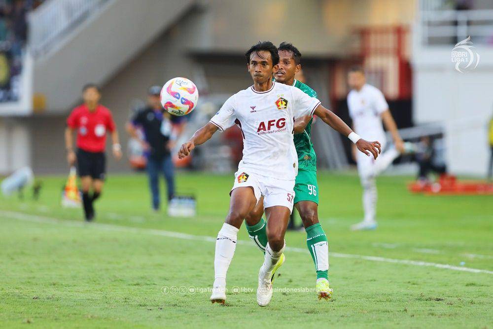 Persik Kediri sukses mencuri poin dari PSM Makassar. (Dok.PT LIB)