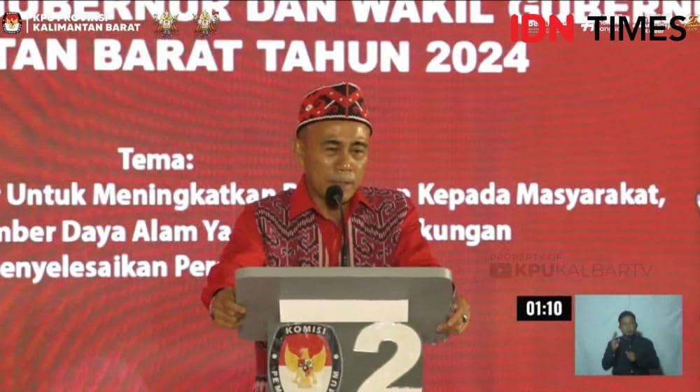 Calon Wakil Gubernur Kalbar nomor urut 2, Krisantus Kurniawan. (IDN Times/istimewa).
