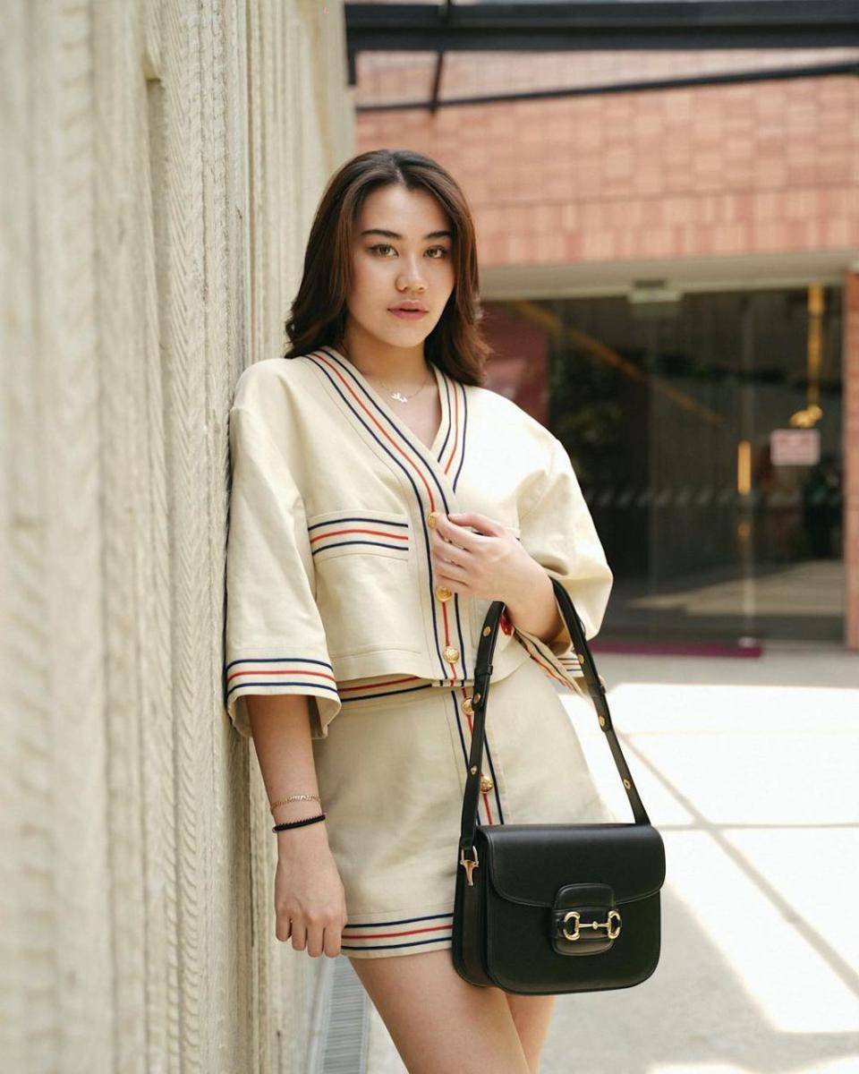 referensi outfit one set ala Aaliyah Massaid (instagram.com/aaliyah.massaid)