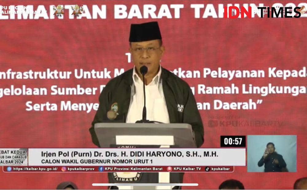 Calon Wakil Gubernur Kalbar nomor urut 1, Didi Haryono. (IDN Times/istimewa).