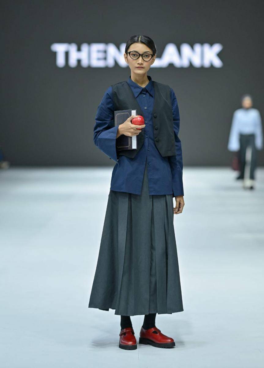 koleksi THENBLANK di JFW 2025 (dok. Jakarta Fashion Week/Dandy Hendrata)