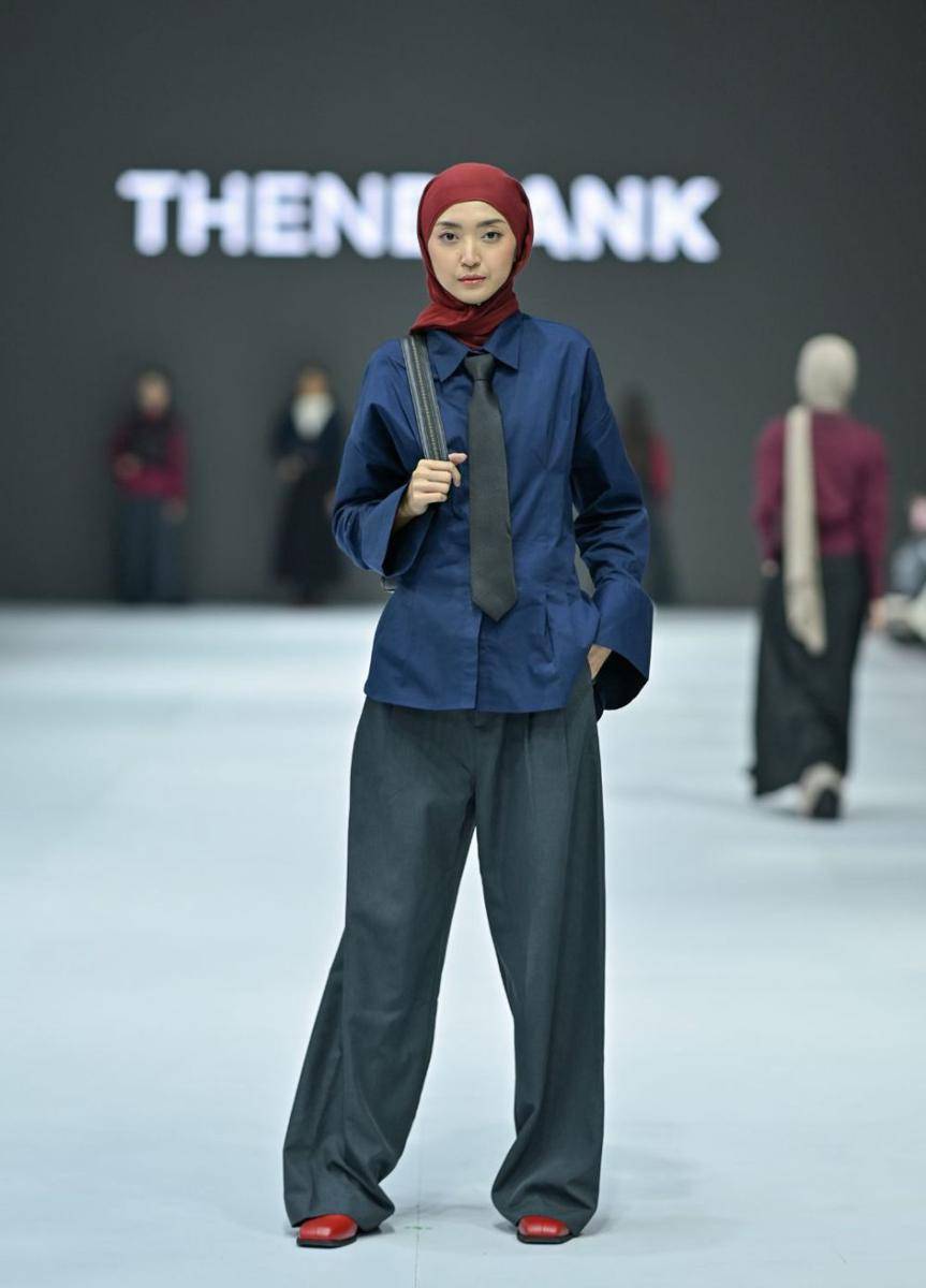 koleksi THENBLANK di JFW 2025 (dok. Jakarta Fashion Week/Dandy Hendrata)