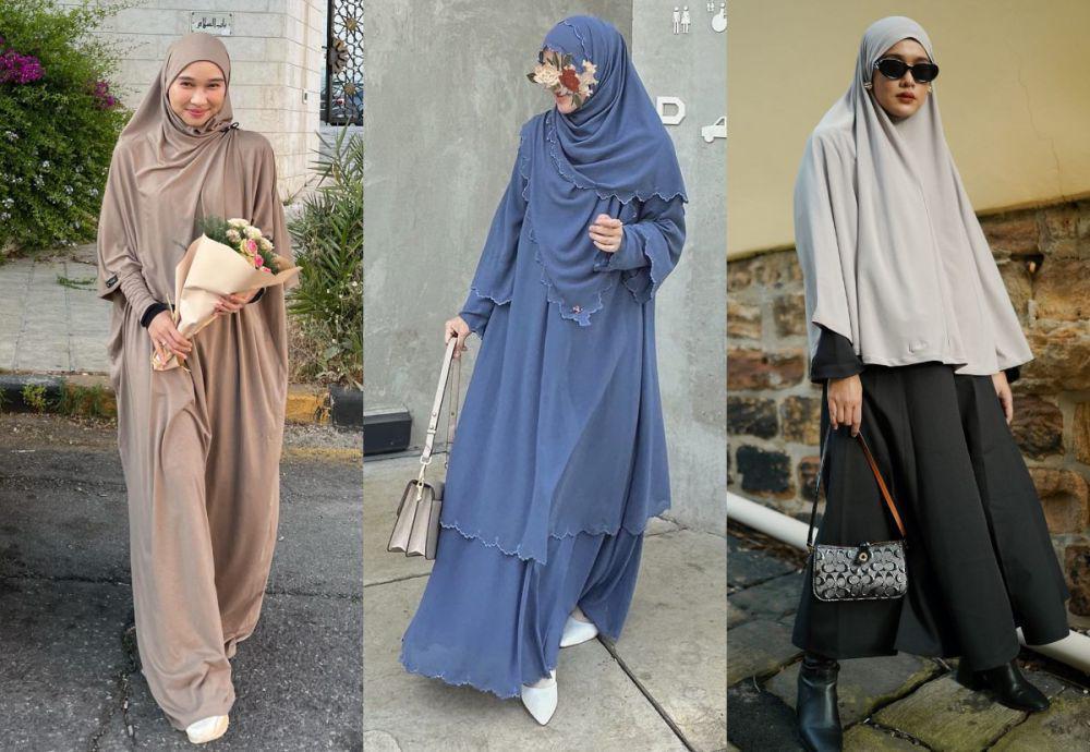 10 Inspirasi OOTD Hijab Syar'i ala Selebgram, Cocok untuk Pemula!