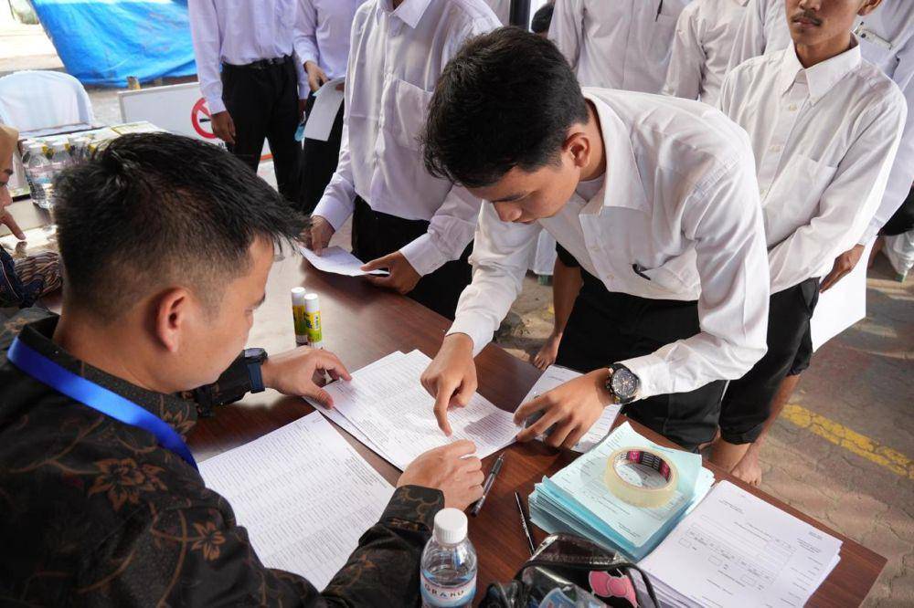 Proses rekrutmen PT KAI Divre IV Tanjungkarang. (Dok. KAI Tanjungkarang).