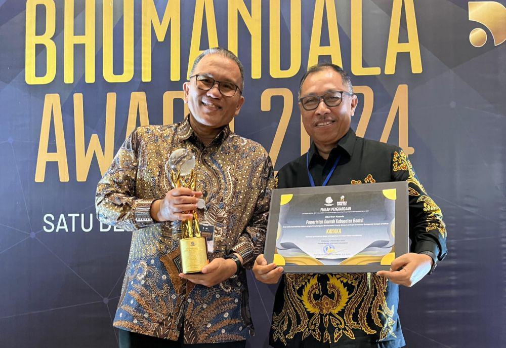 Pemkab Bantul Raih Penghargaan Bhumandala Kanaka 2024