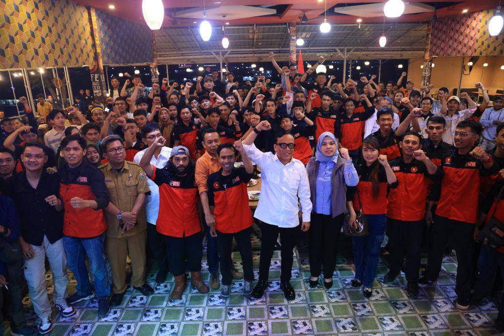 Wamenaker, Immanuel Ebenezer melakukan kunjungan kerja ke kawasan industri smelter Indonesia Morowali Industrial Park (IMIP) di Sulawesi Tengah (Sulteng) (dok. Istimewa)