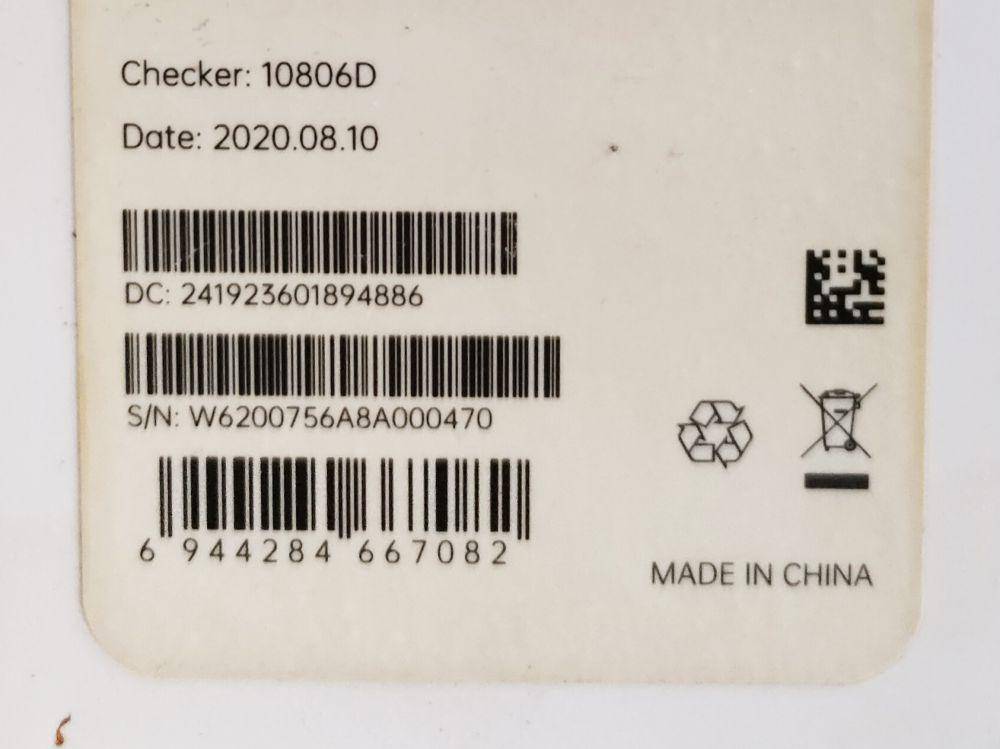 nomor seri pada produk OPPO Watch (support.oppo.com)