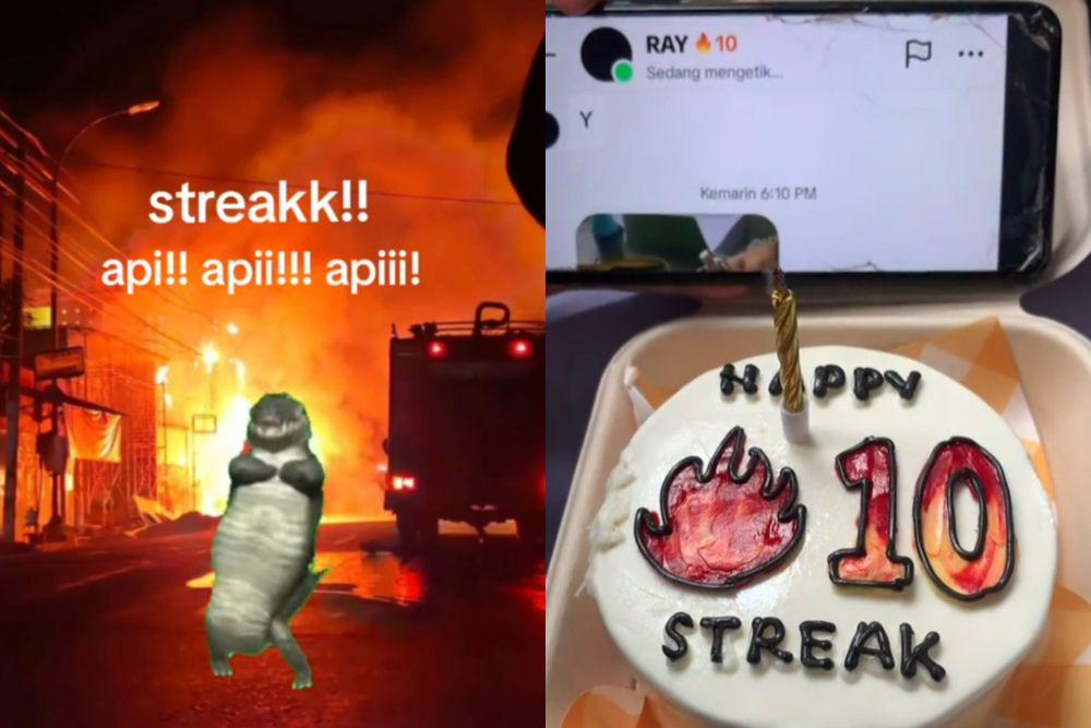 7 Meme Streak Api TikTok, Heboh Chat Tiap Hari biar Gak Padam