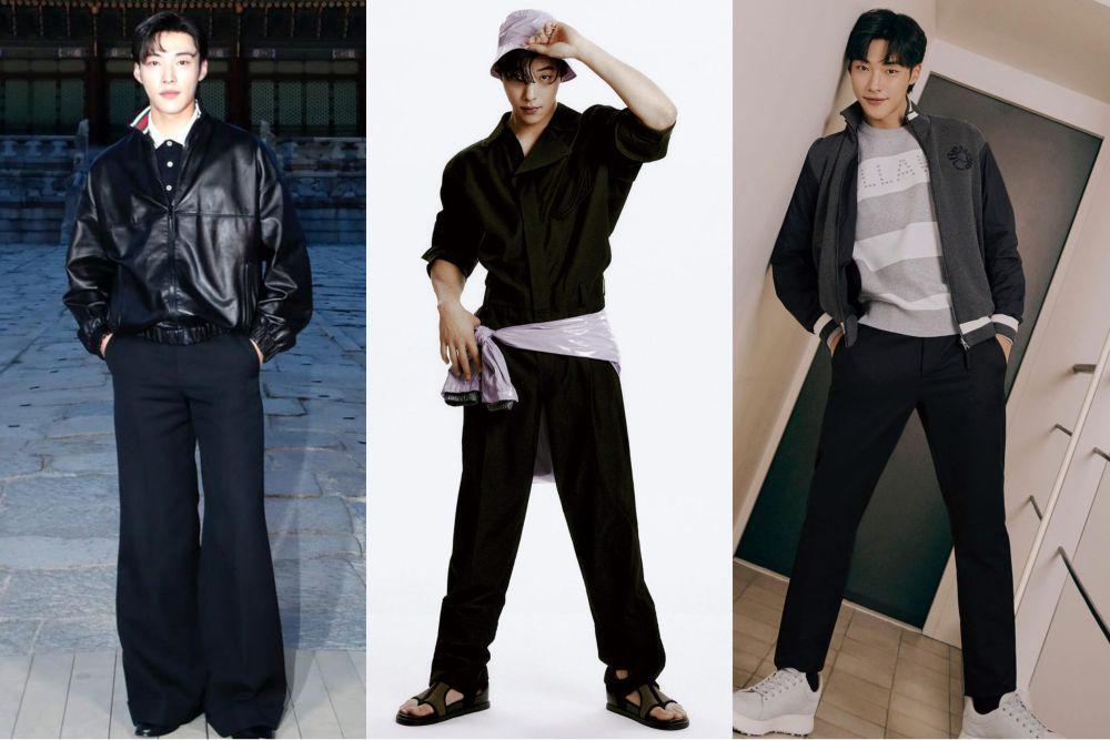 10 Ide Padu Padan Celana Hitam ala Woo Do Hwan, Modis dan Maskulin!