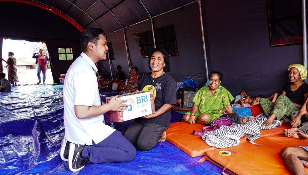 Bantuan Mengalir untuk Korban Erupsi Gunung Lewotobi