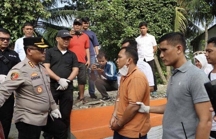 Irza merampok sopir taksi online karena terlilit utang (dok.Polrestabes Medan)