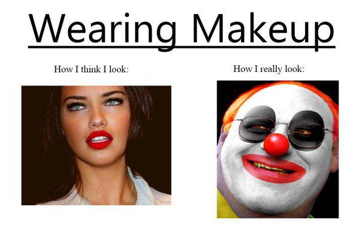 Meme makeup (instagram.com/makeup_memes_lol)