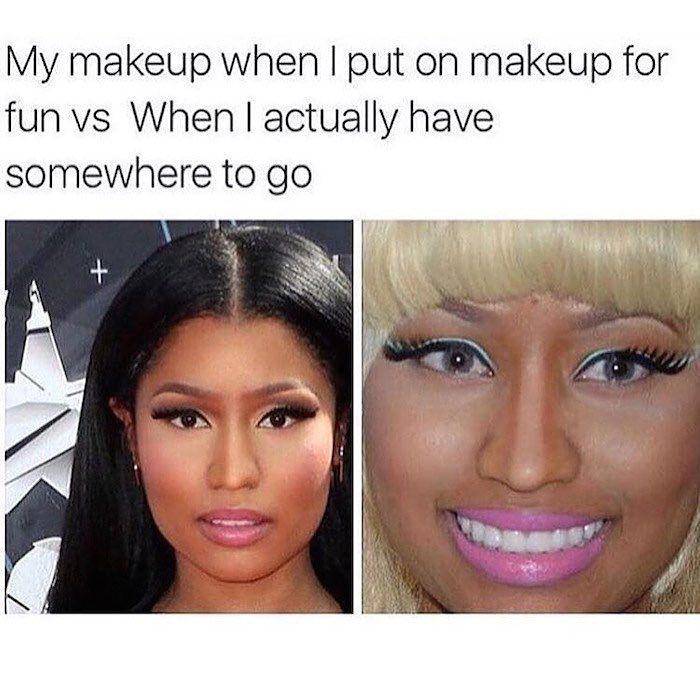 Meme makeup (instagram.com/makeup_memes_lol)