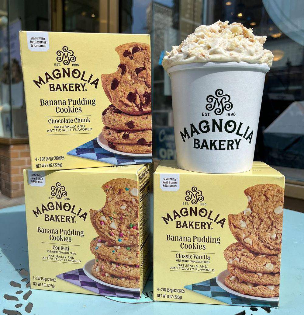 potret banana pudding dan banana pudding cookies dari Magnolia Bakery, New York (instagram.com/magnoliabakery)