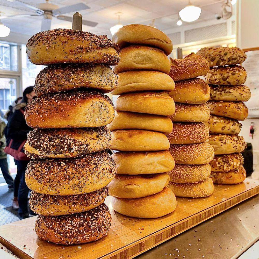 potret bagel dari Orwashers Bakery, New York (instagram.com/orwashers)