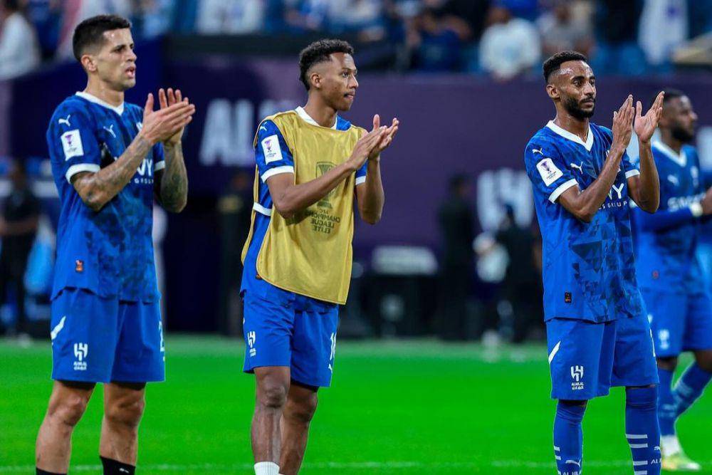 Joao Cancelo, Mohamed Kanno, dan Moteb Al-Harbi. (instagram.com/alhilal)