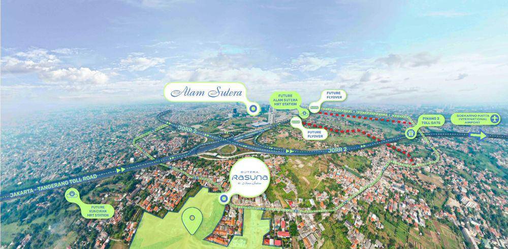 Lokasi Sutera Rasuna yang strategis dekat dengan akses transportasi publik (dok. Istimewa)