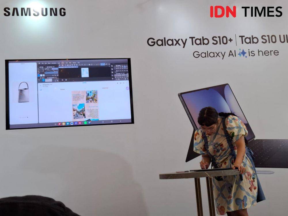 Samsung Galaxy Tab S10 Series (IDN Times/Fatkhur Rozi)
