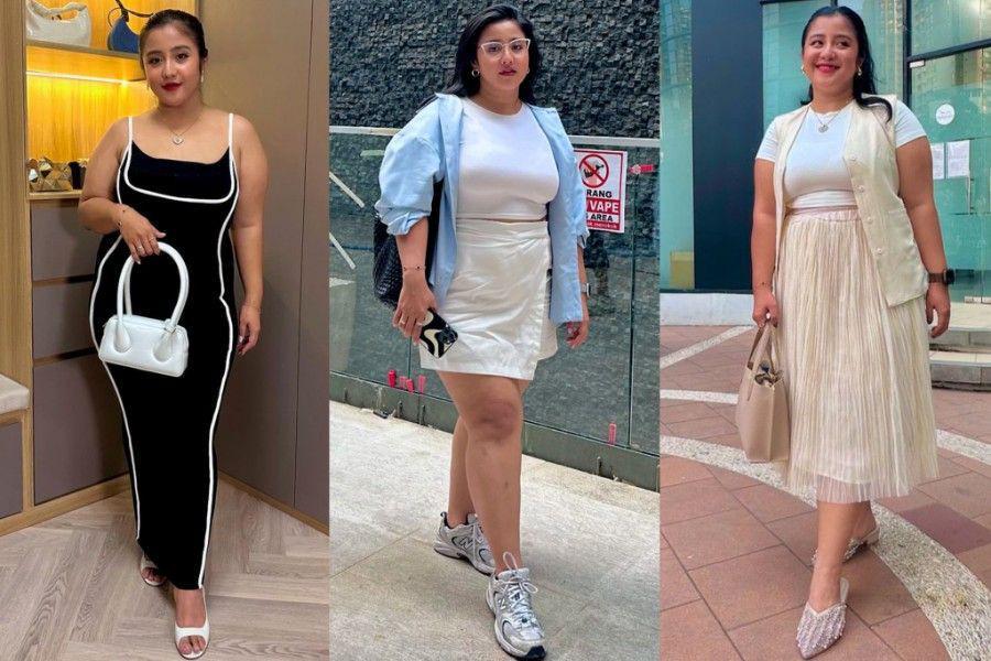 8 Inspirasi Gaya Outfit buat Badan Plus Size ala Fitria Rasyidi, Kece!