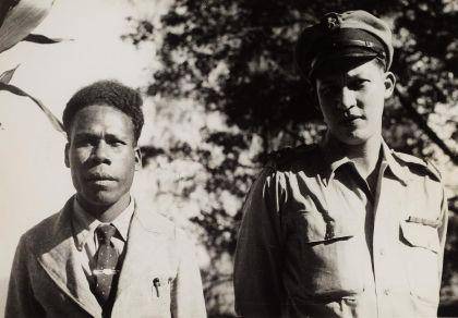 foto Frans Kaisiepo pada masa muda (Leiden University Libraries/Koleksi Digital KITLV)