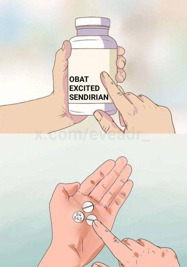 Meme obat ajaib (x.com/Eveadr_)