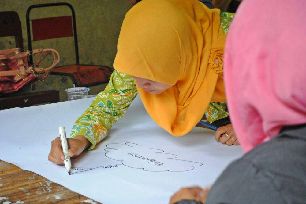 ilustrasi mind mapping untuk proyek kelompok (unsplash.com/Husniati Salma)