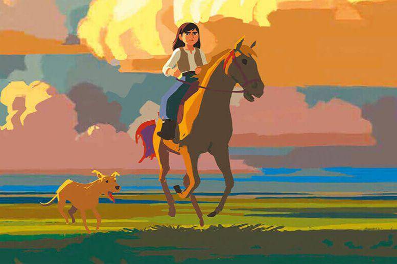 adegan dalam film Calamity, a Childhood of Martha Jane Cannary. (dok. Maybe Movies/Calamity, a Childhood of Martha Jane Cannary)