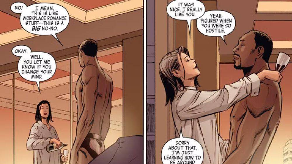 Sam Wilson dan Jet Zola (dok. Marvel Comics/Captain America)