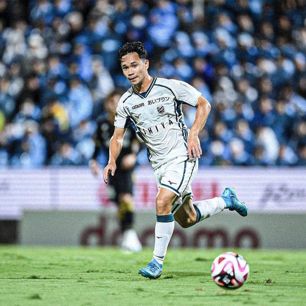 Supachok Sarachat bermain di Jepang. (instagram.com/supachok_19)